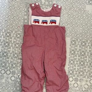 Smocked outfit sz 24 months